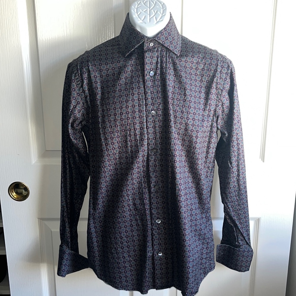 Vintage Button Down Dress Shirt with Cufflinks